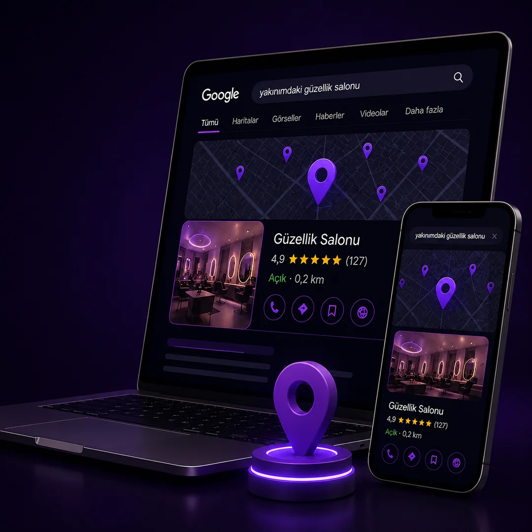 Google Haritalar ve yerel aramada güzellik salonu sonuçları